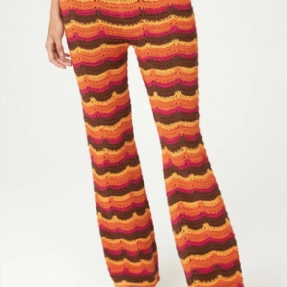 Cotton On Knitter Flare Pants Women’s Size Small - Picture 2 of 11